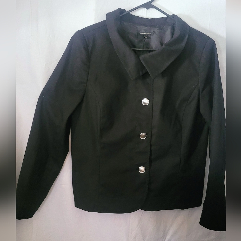 RAFAELLA STUDIO... Elegant Black Women's Jacket (56B)